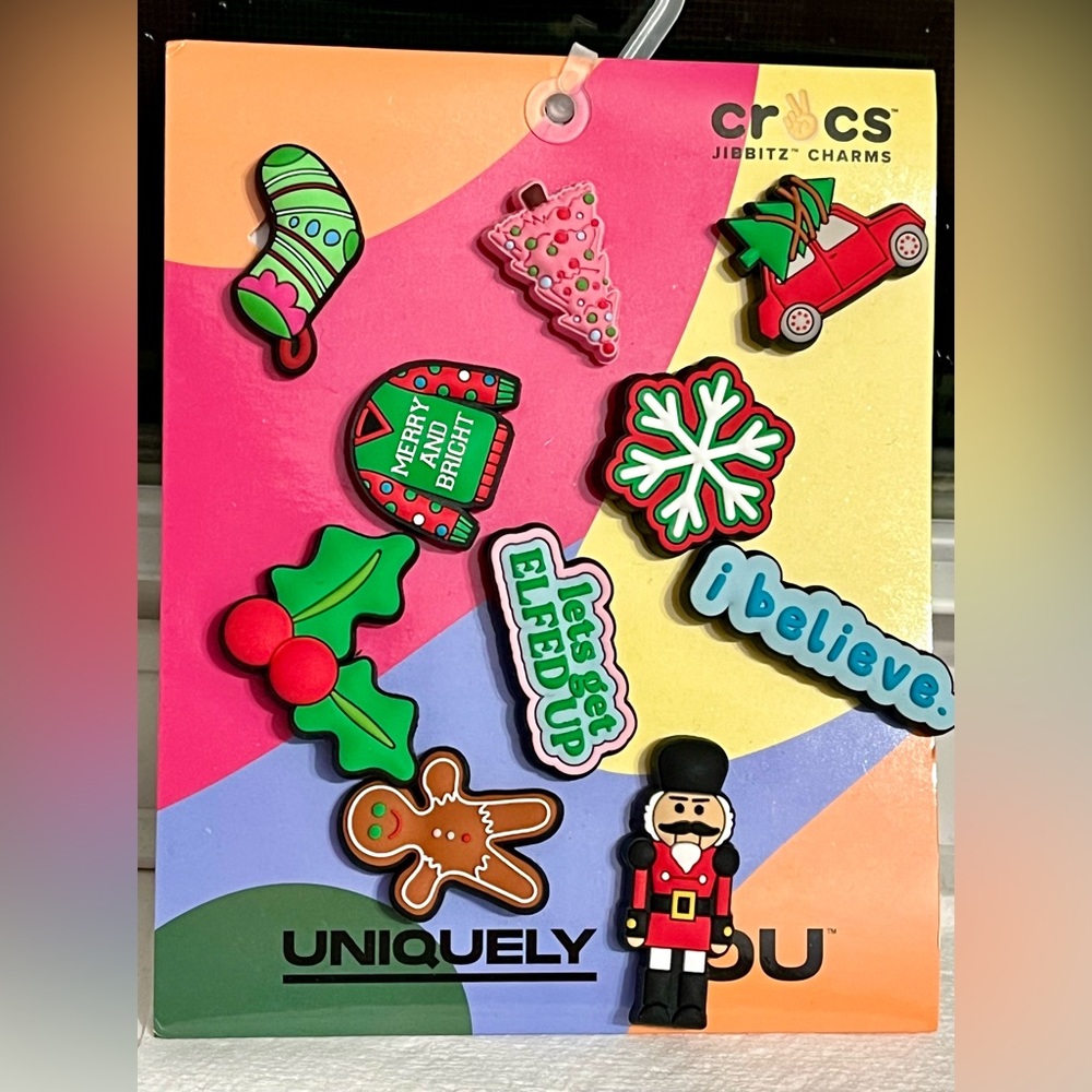 NWT Christmas Crocs Jibbitz Charms 10 Pieces